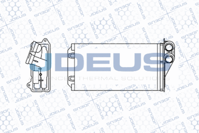 Теплообменник, отопление салона JDEUS 207M53 для PEUGEOT 1007