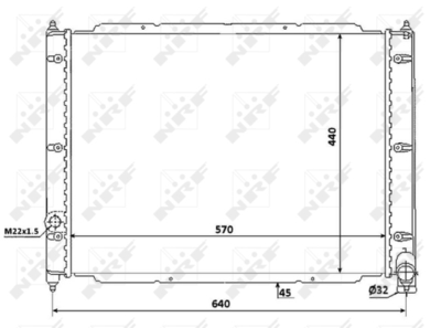 Радиатор, охлаждение двигателя WILMINK GROUP WG1722741 для VW TRANSPORTER