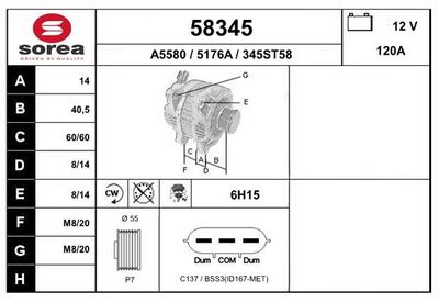 GENERATOR EAI 58345
