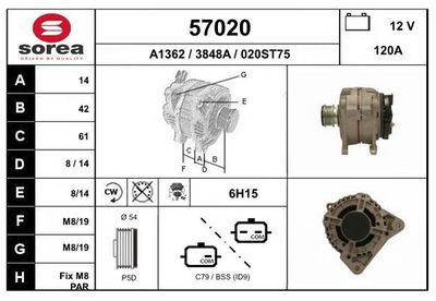 GENERATOR EAI 57020