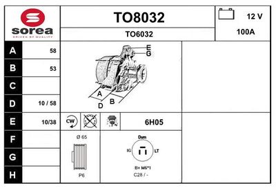 GENERATOR SNRA TO8032