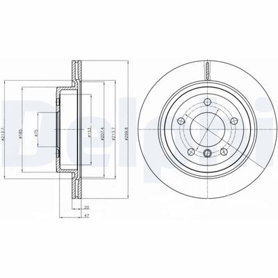 BREMSSCHEIBE DELPHI BG4223