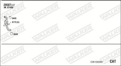 ABGASANLAGE WALKER CIK135593