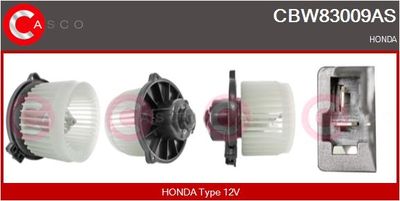 Вентилятор салона CASCO CBW83009AS для HONDA JAZZ