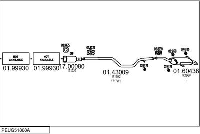 SISTEM DE ESAPAMENT MTS PEUG51808A018268