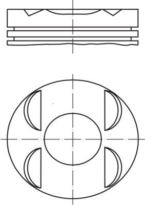 Zuiger - 0029400 - MAHLE