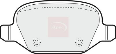 APEC Brake Pad Set, disc brake PAD1209