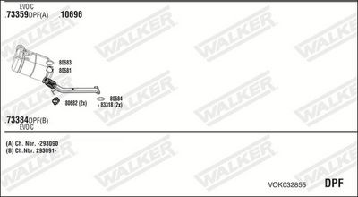 Изпускателна система WALKER VOK032855