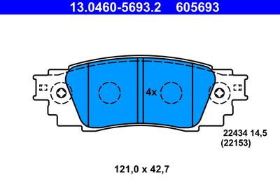 SET PLACUTE FRANA FRANA DISC ATE 13046056932