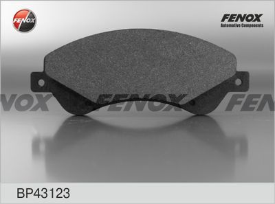 Комплект тормозных колодок, дисковый тормоз FENOX BP43123 для VW AMAROK
