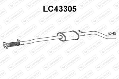 Предглушитель выхлопных газов VENEPORTE LC43305 для LANCIA YPSILON