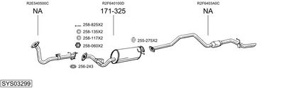 Изпускателна система BOSAL SYS03299