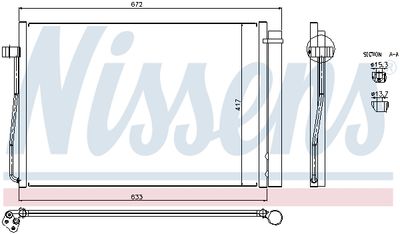 CONDENSATOR CLIMATIZARE NISSENS 94679 1