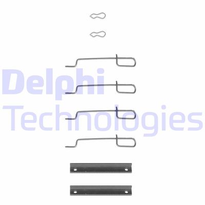 Комплектующие, колодки дискового тормоза DELPHI LX0044 для PEUGEOT 505