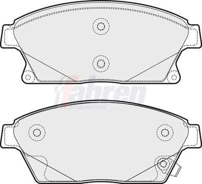 Fahren Brake Pad Set, disc brake FBP3268
