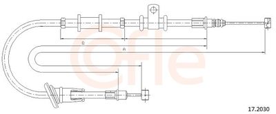 CABLU FRANA DE PARCARE