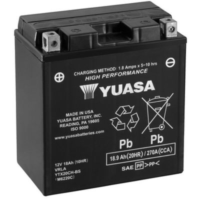 Batteri YUASA YTX20CH-BS