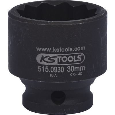 Ks Tools - Kovaný nástrčkový orech 12-hran 1/2" 30mm