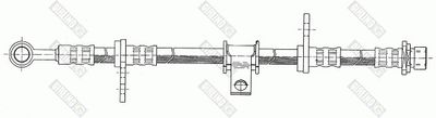 Тормозной шланг GIRLING 9004368 для HONDA SHUTTLE