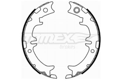 Комплект тормозных колодок TOMEX Brakes TX 21-76 для LEXUS RX