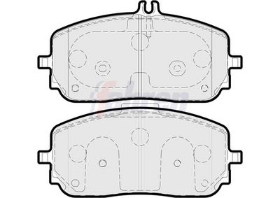 Fahren Brake Pad Set, disc brake FBP3917