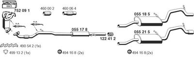 ABGASANLAGE ERNST 050548