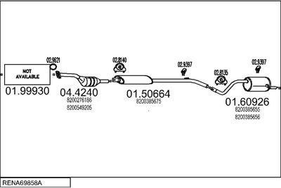 SISTEM DE ESAPAMENT MTS RENA69858A025110