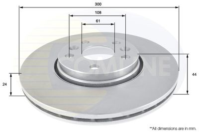 Tarcza hamulcowa COMLINE ADC1599V