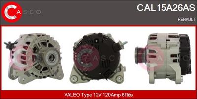 GENERATOR / ALTERNATOR CASCO CAL15A26AS