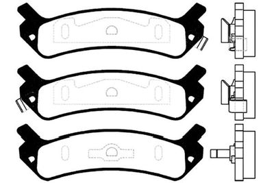 Kavo Parts Stabdžių trinkelių rinkinys, diskinis stabdys