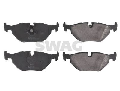 комплект спирачно феродо, дискови спирачки SWAG 20 91 6176