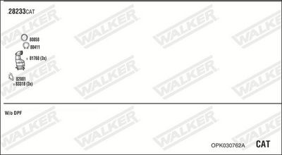 Изпускателна система WALKER OPK030762A