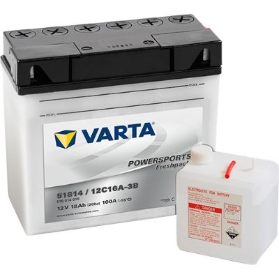 Стартерная аккумуляторная батарея VARTA 518014010I314 для BMW R