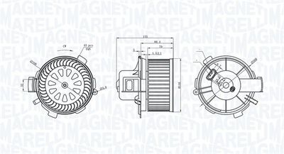 MAGNETI MARELLI Innenraumgebläse