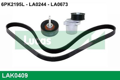 KEILRIPPENRIEMENSATZ LUCAS LAK0409