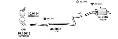 SISTEM DE ESAPAMENT ASSO ART4997