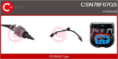 SENZOR TEMPERATURA GAZE EVACUARE