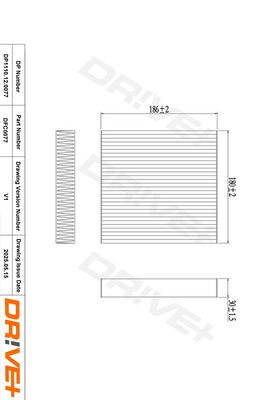 FILTRU AER HABITACLU DR!VE+ DP1110120077 0