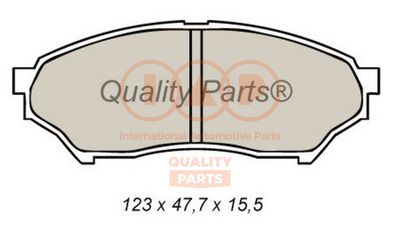 Комплект тормозных колодок, дисковый тормоз IAP QUALITY PARTS 704-12035 для MITSUBISHI PAJERO