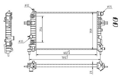 RADIATOR RACIRE MOTOR