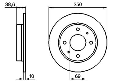 Brake Disc 0 986 479 236