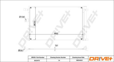 Skraplacz, klimatyzacja DR!VE+ DCC0172