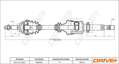 ANTRIEBSWELLE DR!VE+ DP2110100304 0