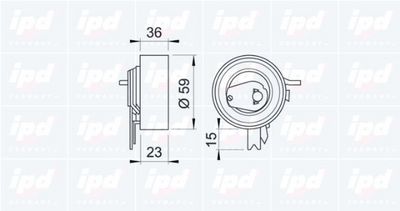 ROLA INTINZATOR CUREA DISTRIBUTIE IPD 140450 1