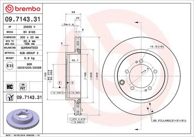 DISC FRANA BREMBO 09714331 1