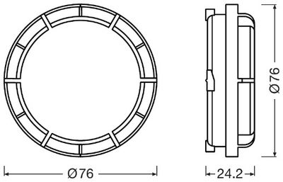 KAPPE HAUPTSCHEINWERFER ams-OSRAM LEDCAP06 2