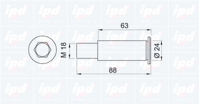 PIVOT LAGAR ROLA DE TENSIONARE IPD 130660 1