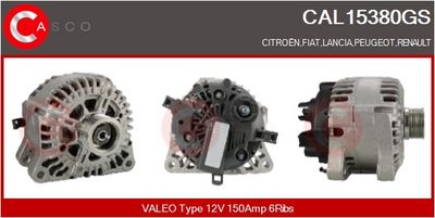GENERATOR / ALTERNATOR CASCO CAL15380GS
