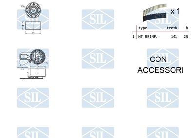 SET CUREA DE DISTRIBUTIE Saleri SIL TK1368 1