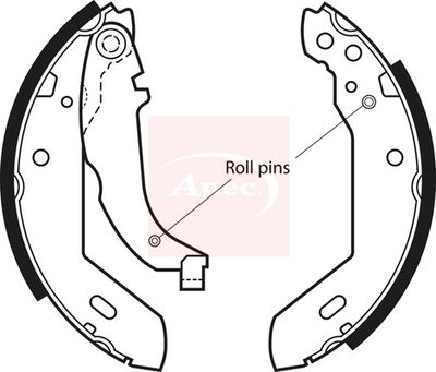 APEC Brake Shoe Set SHU365